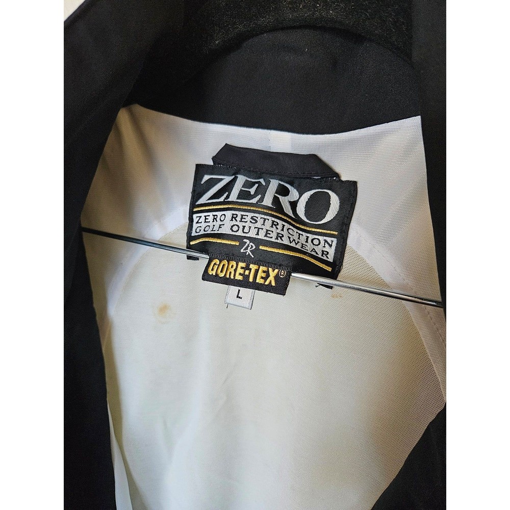 Zr Zero Restriction Golf Outerwear Gortex Black F… - image 7